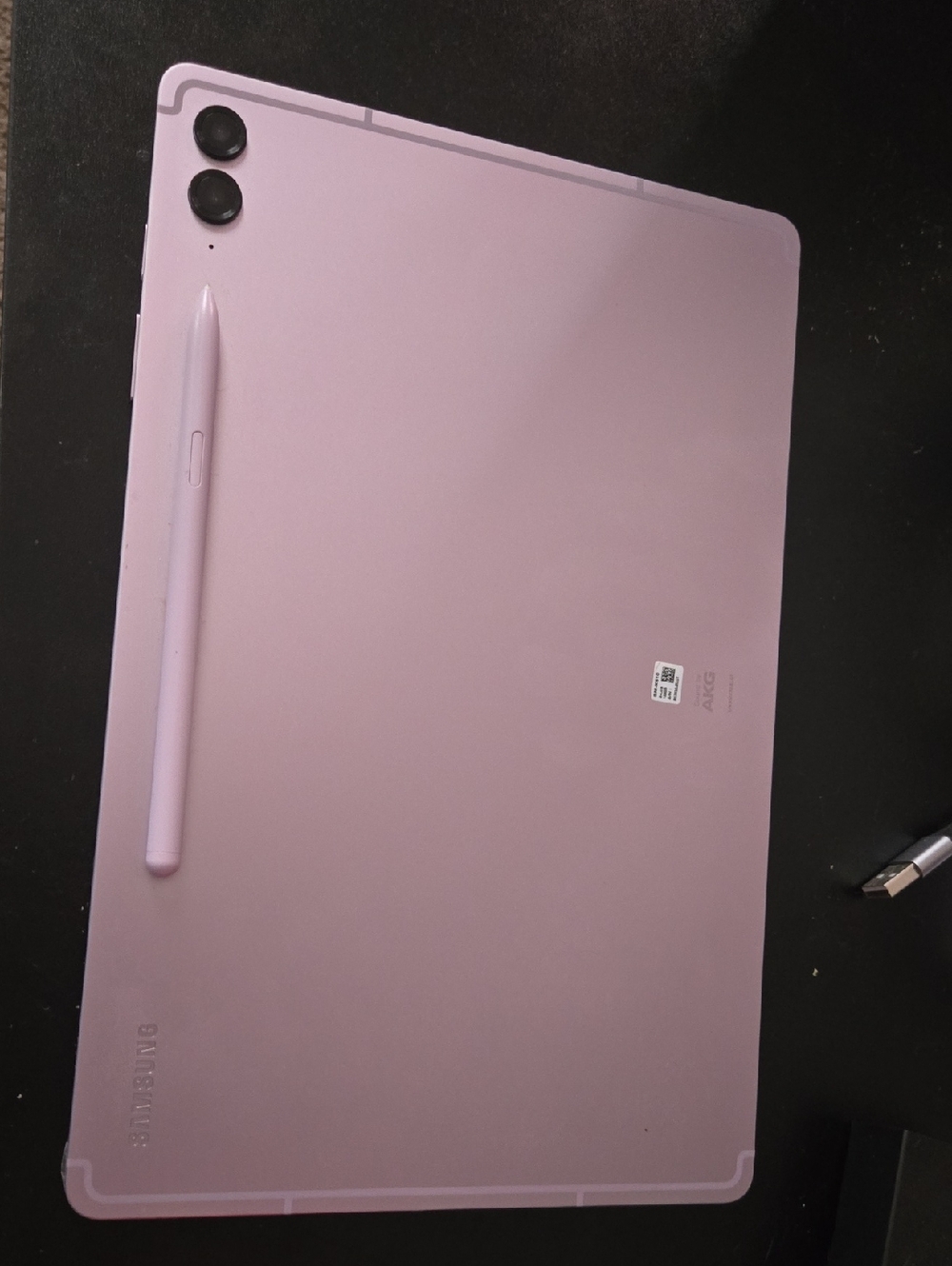 Samsung Galaxy Tab S9fe+ Lavender Tablet with Matching S Pen